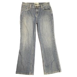 SIGNATURE by LEVI STRAUSS mid rise bootcut jeans, 8 short